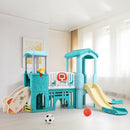 Kidkid Toddlers Slide and Climber with Balls and Ring Toss