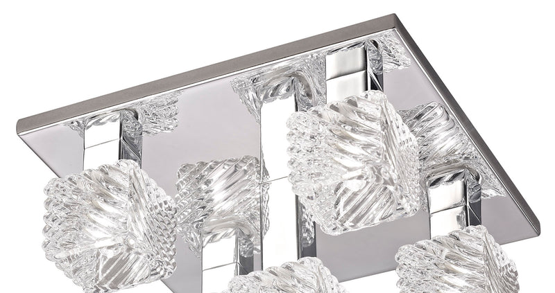 Accrington Ceiling Light with 5 Lights Chrome