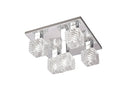 Accrington Ceiling Light with 5 Lights Chrome