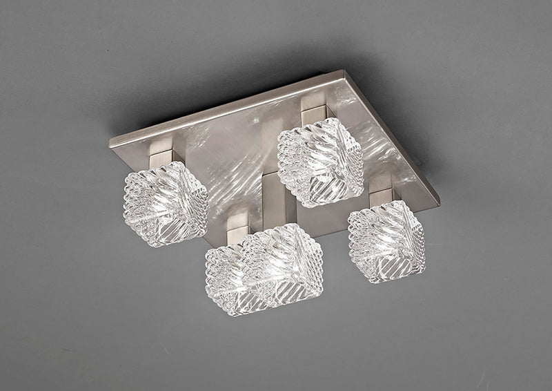 Accrington Ceiling Light with 5 Lights Satin Nickel