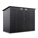 Breeins Outdoor Galvanized Steel Storage Shed