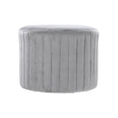 Livingandhome Flannel Upholstered Footstool