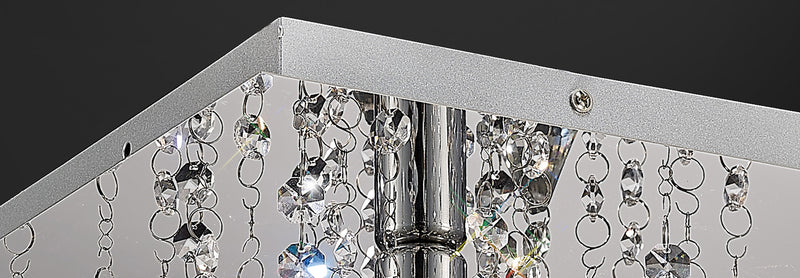 Acle Crystal Light with  1 Light  Chrome