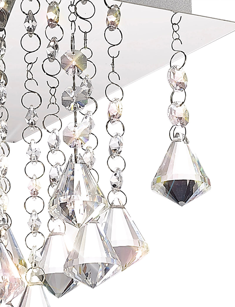 Acle Crystal Light with  1 Light  Chrome