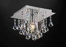 Acle Crystal Light with  1 Light  Chrome