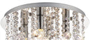 Acle Crystal  Ceiling Light with 4 Lights  Chrome