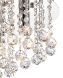 Acle Crystal  Ceiling Light with 4 Lights  Chrome