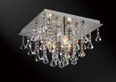 Acle Crystal Light with  4 Lights  Polished Chrome