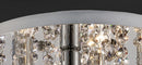 Acle Crystal  Ceiling  Light with 5 Lights   Chrome