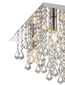 Acle Crystal Light with 5 Lights Polished Chrome