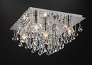 Acle Crystal Light with 5 Lights Polished Chrome