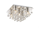 Acle Crystal Light with 5 Lights Polished Chrome