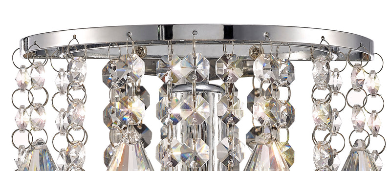 Acle Crystal Light with 1 Light Chrome