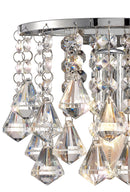 Acle Crystal Light with 1 Light Chrome