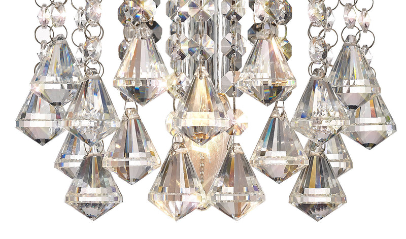 Acle Crystal Light with 1 Light Chrome