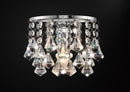 Acle Crystal Light with 1 Light Chrome