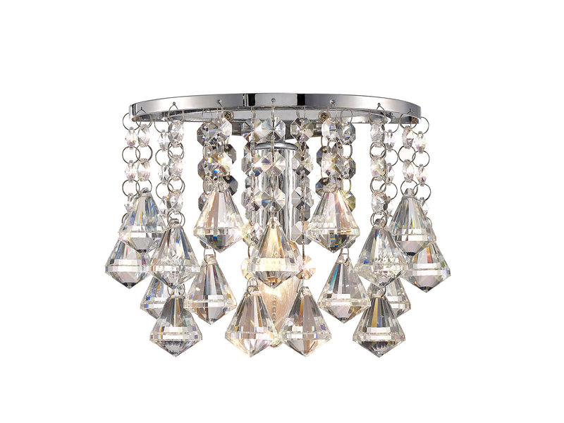 Acle Crystal Light with 1 Light Chrome