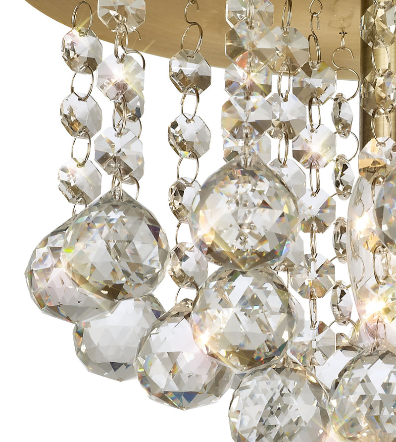 Acle Ceiling light with 1 Light Antique Brass