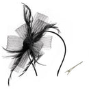 Black Vintage Fashion Fascinator