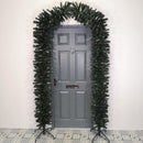 2.4m (8ft) Tall Single Door Indoor Christmas Tree Arch in Green