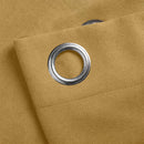 Velvet Chenille Unlined Ring Top Curtains
