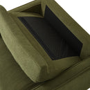 Livingandhome Upholstered Single Sofa Armchair