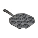 Breeins 12-Hole Cast Iron Takoyaki Pan