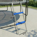 SPORTNOW Trampoline Ladder with Horizontal Wide Steps, Blue