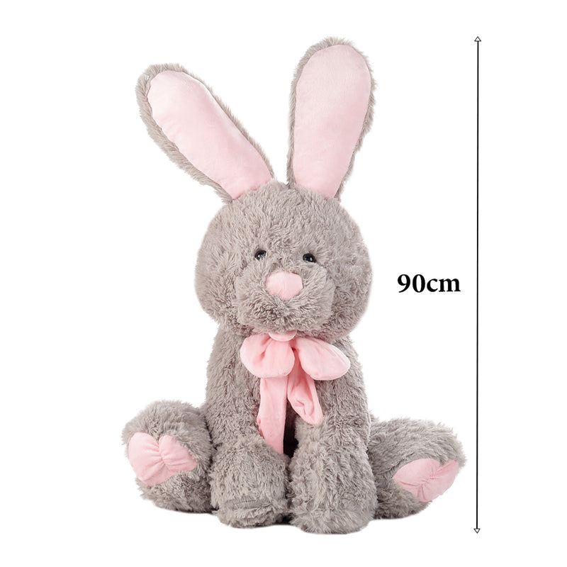 Kidkid Large-Ear Plush Rabbit Stuffed Doll