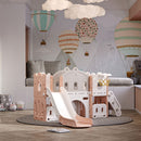 Kidkid Kids Playset with Slide Basket Hoop