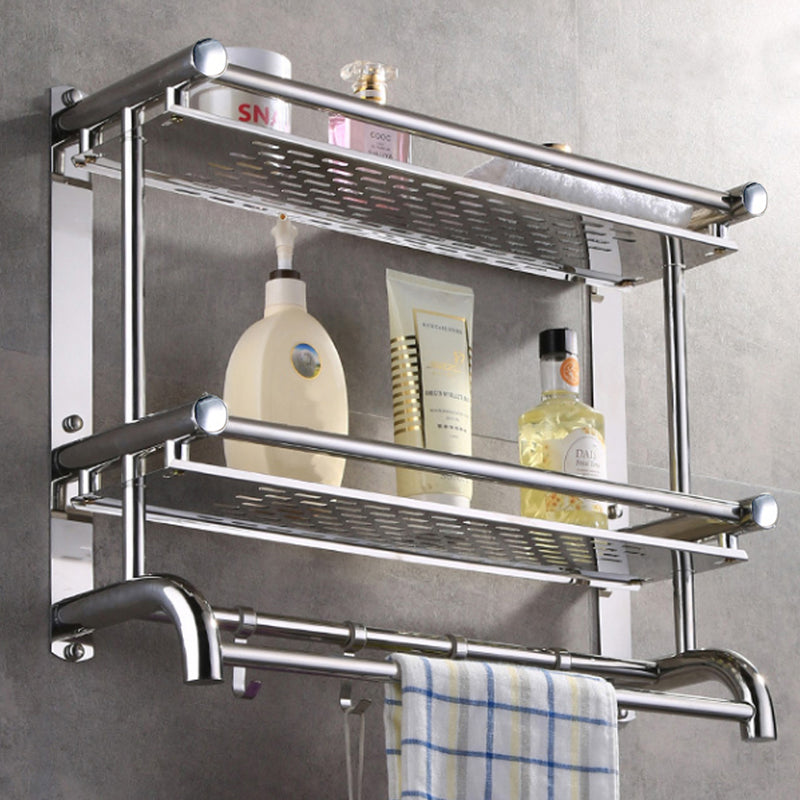 Lifeideas 2-Tier Chrome Bathroom Organiser Shelf