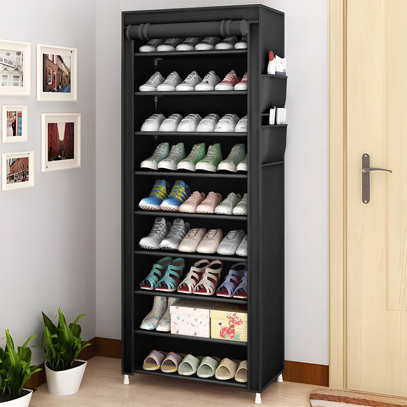 Lifeideas 10-Tier Shoe Cabinet with Roll-Up Door