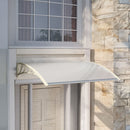 Garden Sanctuary Window Door Awning Canopy with Brackets