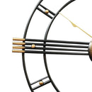 Lifeideas Oversized Decorative Cut Out Metal Wall Clock