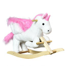 HOMCOM children's Rocking Unicorn - Pink & White