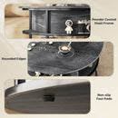 HOMCOM Lift Top Coffee Table, Round Coffee Table With Hidden Storage