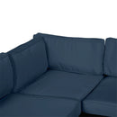 Outsunny Garden Rattan Sofa Set Polyester Cover Replacement No Cushion