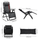 Breeins Zero Gravity Outdoor Recliner With Seat Cushion & Headrest
