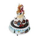 Lifeideas Santa Claus Reindeer Music Box Ornament