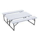 Breeins Foldable Picnic Table And Bench Set
