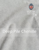 Chenille Blackout Ring Top Curtains Silver