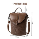 Modishion PU Leather Bucket Bag Crossbody Bag with Adjustable Strap