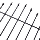 Breeins 5Pcs Outdoor Metal Garden Fences