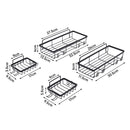 Lifeideas 4-Piece No Drill Shower Caddy Set with Wall Stickers