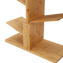 Livingandhome 7-Tier Wooden Tree Bookshelf