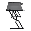 Livingandhome Modern Gaming Desk with LED