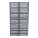 Cottonfy UK 12x Stackable Shoe Storage Box Organiser