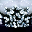 400 LED 40m Premier Christmas Indoor Outdoor Multi Function Battery Operated String Lights with Timer in Cool White