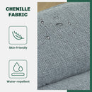 HOMCOM Accent Chair With Water-Repellent Chenille Fabric