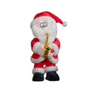 35cm Battery Operated Animated Dancing Santa with Saxophone Christmas Decoration